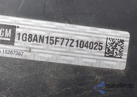 2007 Saturn Ion 2 из США, поврежденный, VIN 1G8AN15F77Z104025